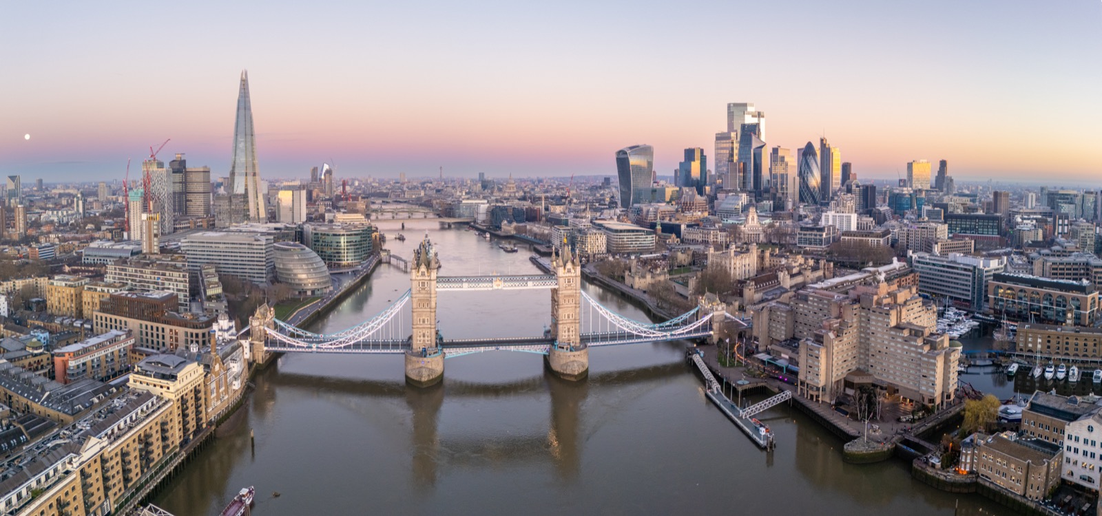 Tower Bridge and the City of London skyline, illustrating Gable Sure's UK institutional base